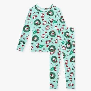 Posh Peanut Hello Kitty Wreath Pajamas 3t/4t nwt